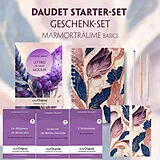 Fester Einband Alphonse Daudet Starter-Paket Geschenkset - 4 Bücher (mit Audio-Online) + Marmorträume Schreibset Basics von Alphonse Daudet