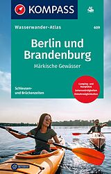 Spiralbindung KOMPASS Wasserwanderatlas Berlin und Brandenburg von 