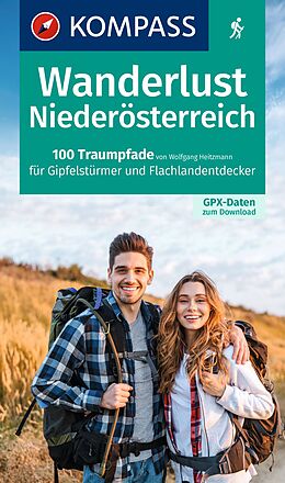 Kartonierter Einband KOMPASS Wanderlust Niederösterreich von Wolfgang Heitzmann