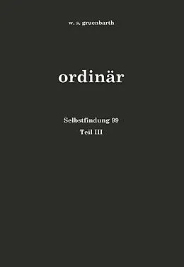 E-Book (epub) ordinär von W. S. Gruenbarth