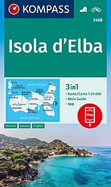 (Land)Karte KOMPASS Wanderkarte 2468 Isola d' Elba 1:25.000 von 