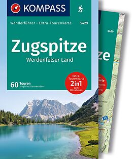 Kartonierter Einband KOMPASS Wanderführer Zugspitze, Werdenfelser Land, 60 Touren mit Extra-Tourenkarte von Siegfried Garnweidner