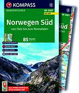 Kartonierter Einband KOMPASS Wanderführer Norwegen Süd, von Oslo bis zum Romsdalen, 85 Touren mit Extra-Tourenkarte von Oliver Lair