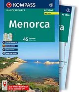 Kartonierter Einband KOMPASS Wanderführer Menorca, 45 Touren mit Extra-Tourenkarte von Oliver Lair