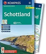 Kartonierter Einband KOMPASS Wanderführer Schottland, 63 Touren mit Extra-Tourenkarte von Michael Will
