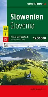 gefaltete (Land)Karte freytag & berndt Straßenkarte Slowenien 1:200.000 von 