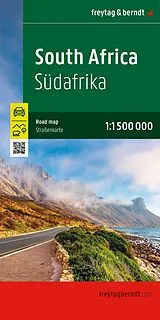 gefaltete (Land)Karte freytag & berndt Straßenkarte Südafrika 1:1,5 Mio. von 