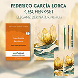  Doña Rosita la soltera Geschenkset (Buch mit Audio-Online) + Eleganz der Natur Schreibset Premium von Federico García Lorca