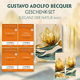  Gustavo Adolfo Bécquer Geschenkset - 4 Bücher (mit Audio-Online) + Eleganz der Natur Schreibset Basics von Gustavo Adolfo Bécquer