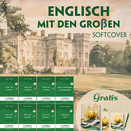  Englisch mit den Großen Softcover (8 Bücher + Audio-Online + exklusive Extras) - Frank-Lesemethode von Jane Austen, Charles Dickens, Lewis Carroll