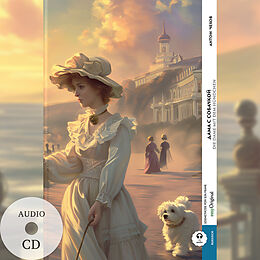 Kartonierter Einband (Kt) Dama s sobatschkoi / Die Dame mit dem Hündchen (Buch + Audio-CD) - Frank-Lesemethode - Kommentierte zweisprachige Ausgabe Russisch-Deutsch von Anton Pawlowitsch Tschechow