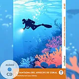 Kartonierter Einband (Kt) El Fantasma del Arrecife de Coral - Spanische Krimi-Lektüre A1-A2 (+ Audio-CD) von Elena Vallejo