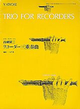 Yasuji Kiyose Notenblätter Trio