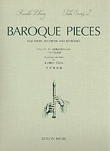  Notenblätter Baroque Pieces for treble recorder