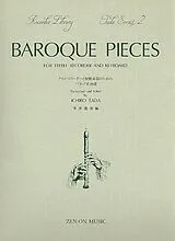  Notenblätter Baroque Pieces for treble recorder