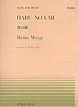 Michio Miyagi Notenblätter Haru no umi for piano