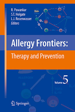 Couverture cartonnée Allergy Frontiers:Therapy and Prevention de 