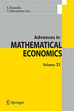 Couverture cartonnée Advances in Mathematical Economics Volume 13 de 