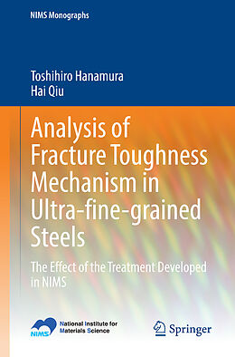 Couverture cartonnée Analysis of Fracture Toughness Mechanism in Ultra-fine-grained Steels de Hai Qiu, Toshihiro Hanamura