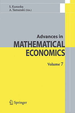 Couverture cartonnée Advances in Mathematical Economics Volume 7 de 