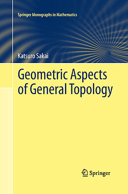 Kartonierter Einband Geometric Aspects of General Topology von Katsuro Sakai