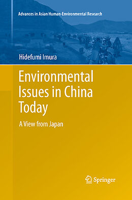 Couverture cartonnée Environmental Issues in China Today de Hidefumi Imura