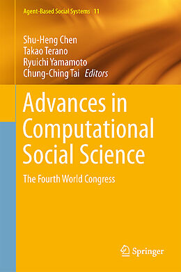 Livre Relié Advances in Computational Social Science de 