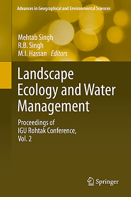 Fester Einband Landscape Ecology and Water Management von 