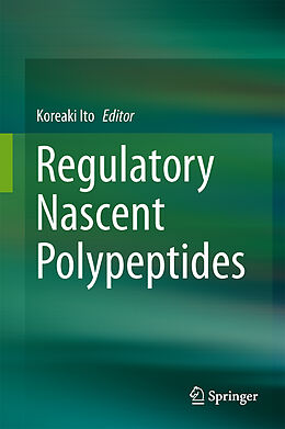 Livre Relié Regulatory Nascent Polypeptides de 