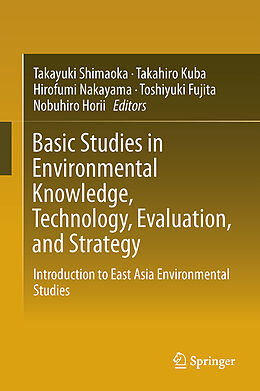 Livre Relié Basic Studies in Environmental Knowledge, Technology, Evaluation, and Strategy de 