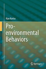 E-Book (pdf) Pro-environmental Behaviors von Kiyo Kurisu