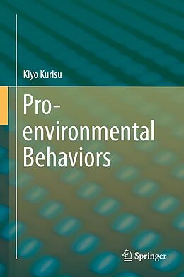 eBook (pdf) Pro-environmental Behaviors de Kiyo Kurisu