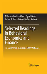 Livre Relié Selected Readings in Behavioral Economics and Finance de 