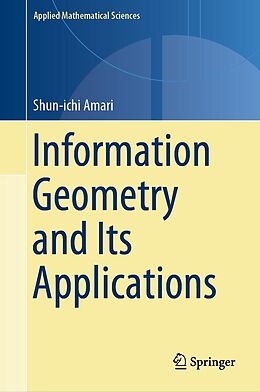 eBook (pdf) Information Geometry and Its Applications de Shun-Ichi Amari