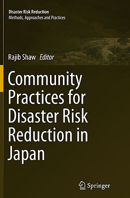 Couverture cartonnée Community Practices for Disaster Risk Reduction in Japan de 