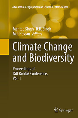 Kartonierter Einband Climate Change and Biodiversity von 