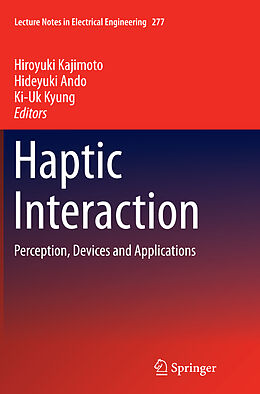 Couverture cartonnée Haptic Interaction de 