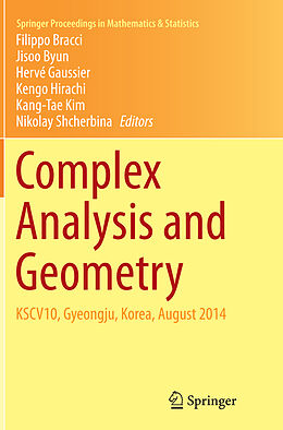 Couverture cartonnée Complex Analysis and Geometry de 