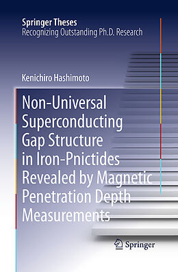 Couverture cartonnée Non-Universal Superconducting Gap Structure in Iron-Pnictides Revealed by Magnetic Penetration Depth Measurements de Kenichiro Hashimoto