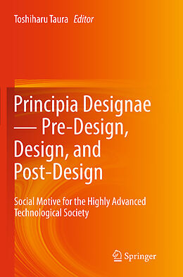 Kartonierter Einband Principia Designae   Pre-Design, Design, and Post-Design von 