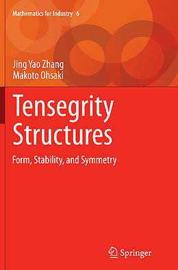 Kartonierter Einband Tensegrity Structures von Jing Yao Zhang, Makoto Ohsaki