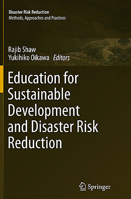 Couverture cartonnée Education for Sustainable Development and Disaster Risk Reduction de 