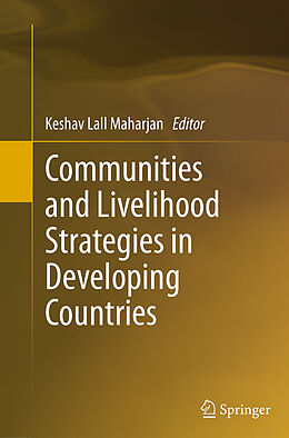 Couverture cartonnée Communities and Livelihood Strategies in Developing Countries de 