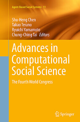 Couverture cartonnée Advances in Computational Social Science de 