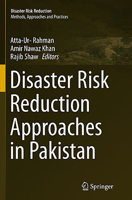 Couverture cartonnée Disaster Risk Reduction Approaches in Pakistan de 