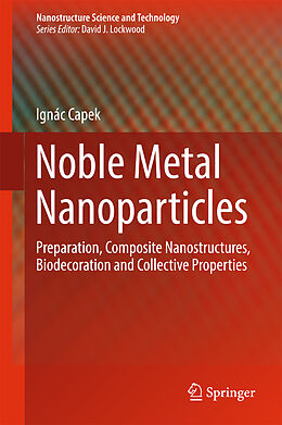 Livre Relié Noble Metal Nanoparticles de Ignác Capek