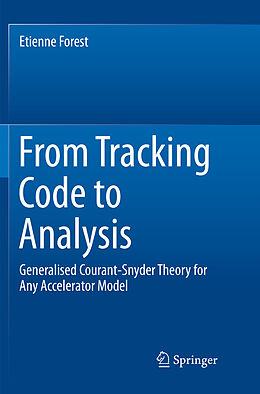 Couverture cartonnée From Tracking Code to Analysis de Etienne Forest