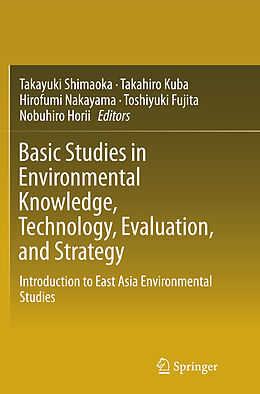 Couverture cartonnée Basic Studies in Environmental Knowledge, Technology, Evaluation, and Strategy de 