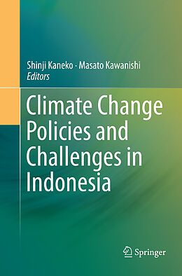 Couverture cartonnée Climate Change Policies and Challenges in Indonesia de 