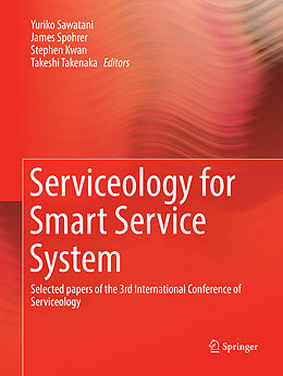 Couverture cartonnée Serviceology for Smart Service System de 